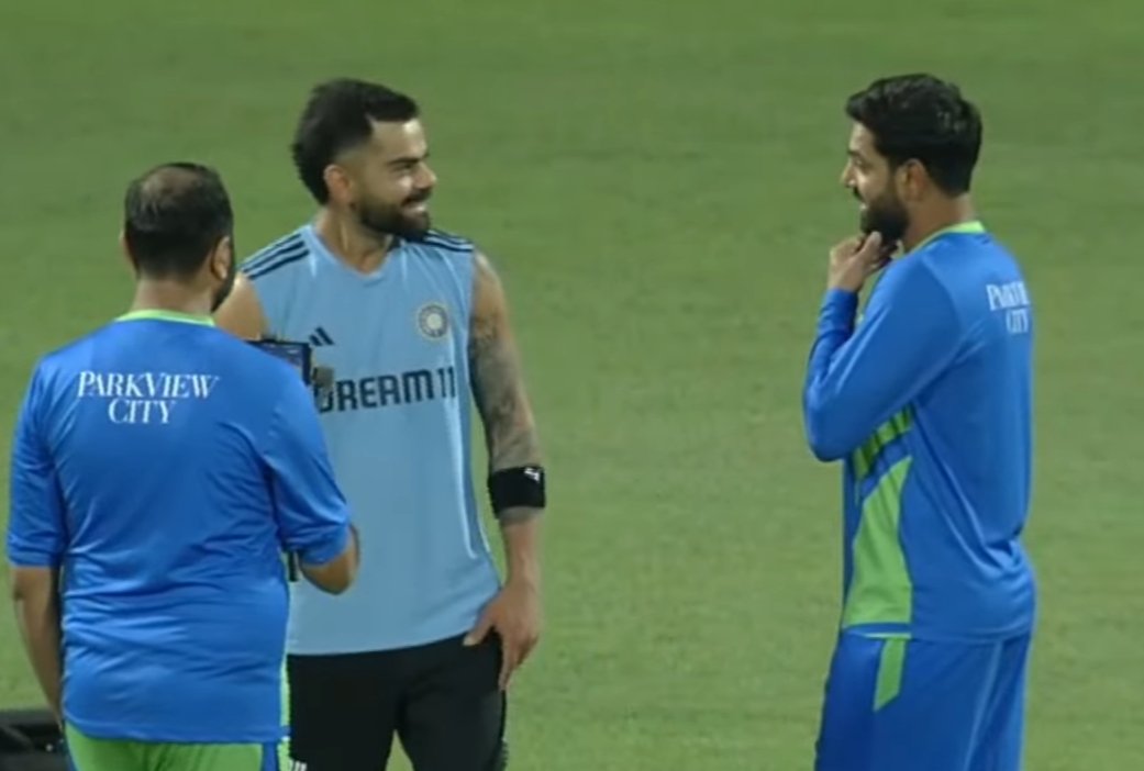 India vs Pakistan Virat Kohli meet Pakistani players on the eve of Asia Cup clash