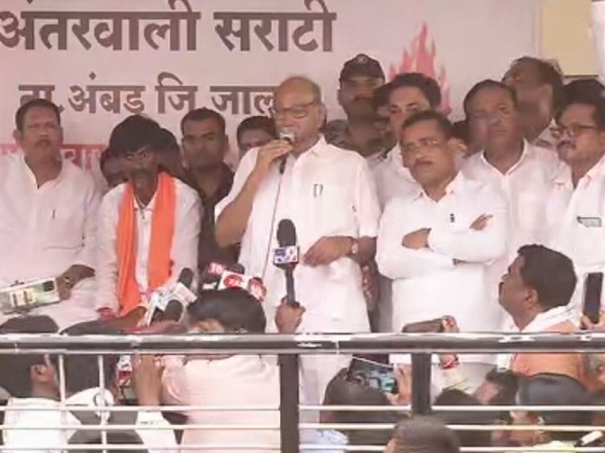 मराठा आंदोलन लाठीचार्ज! शरद पवार आणि उदयनराजे भोसले थेट जालन्यात, एकाच व्यासपीठावर