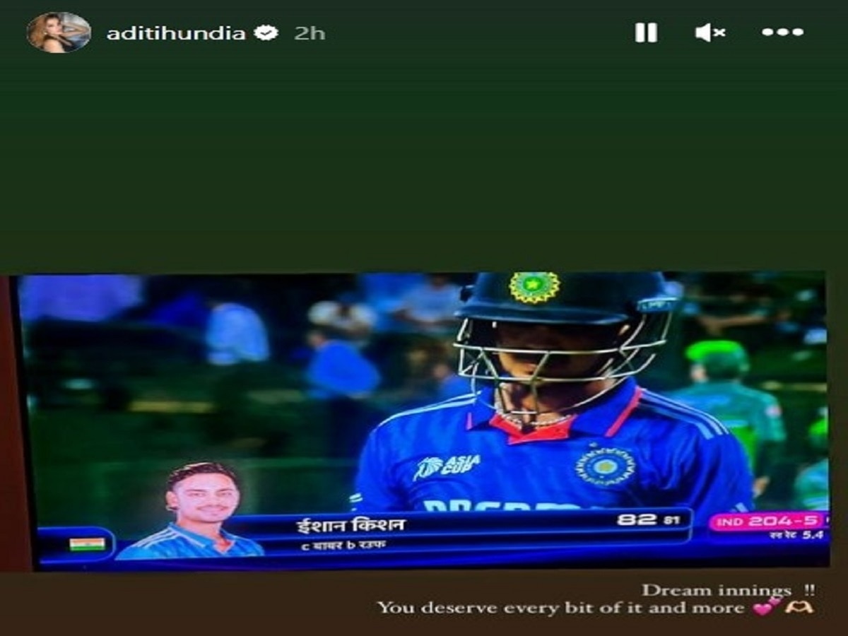 Ind vs Pak Asia Cup Ishan Kishans tremendous innings girlfriend Aditi Hundia special post