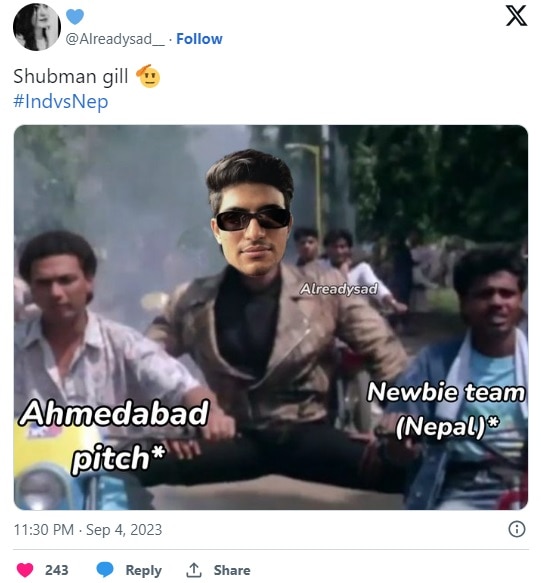 Top 10 Memes from IND vs NEP Match 5