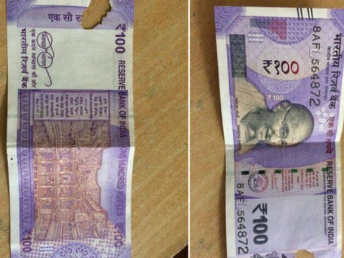 RBI Guidelines on indian Currency Torn Crumpled Notes 