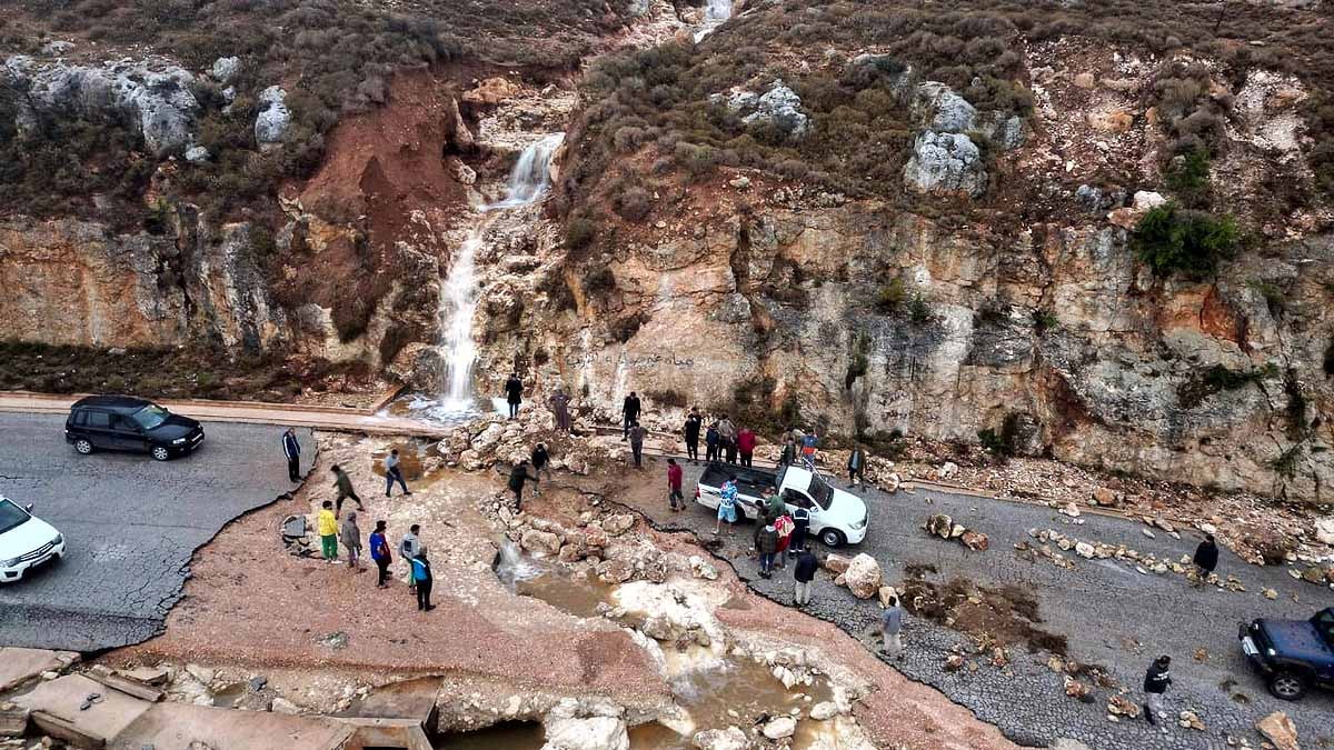 Libya Flood storm devastating photos 