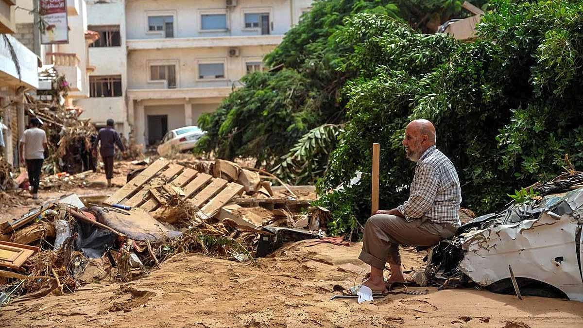 Libya Flood storm devastating photos 