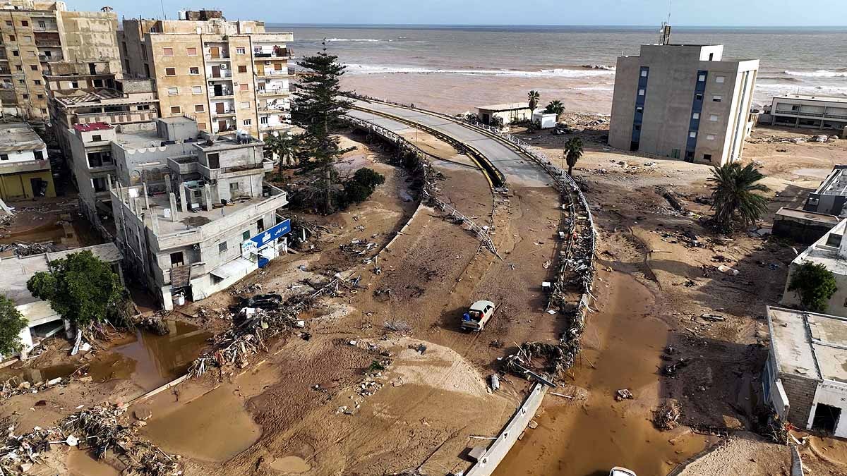 Libya Flood storm devastating photos 