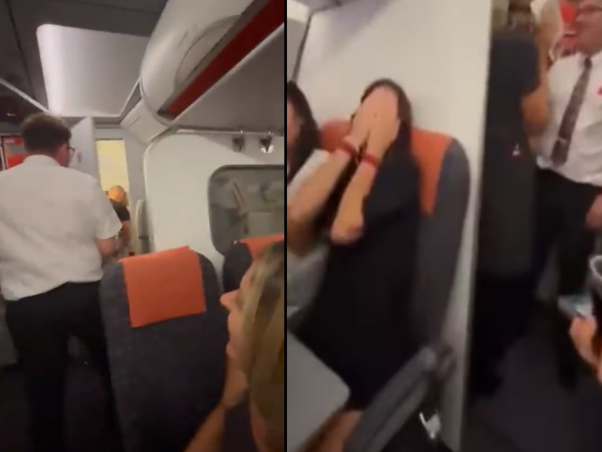 काय करायचं यांचं? विमान हवेत असतानाच कपलचा सेक्स, प्रवाशाकडून Video Viral title=