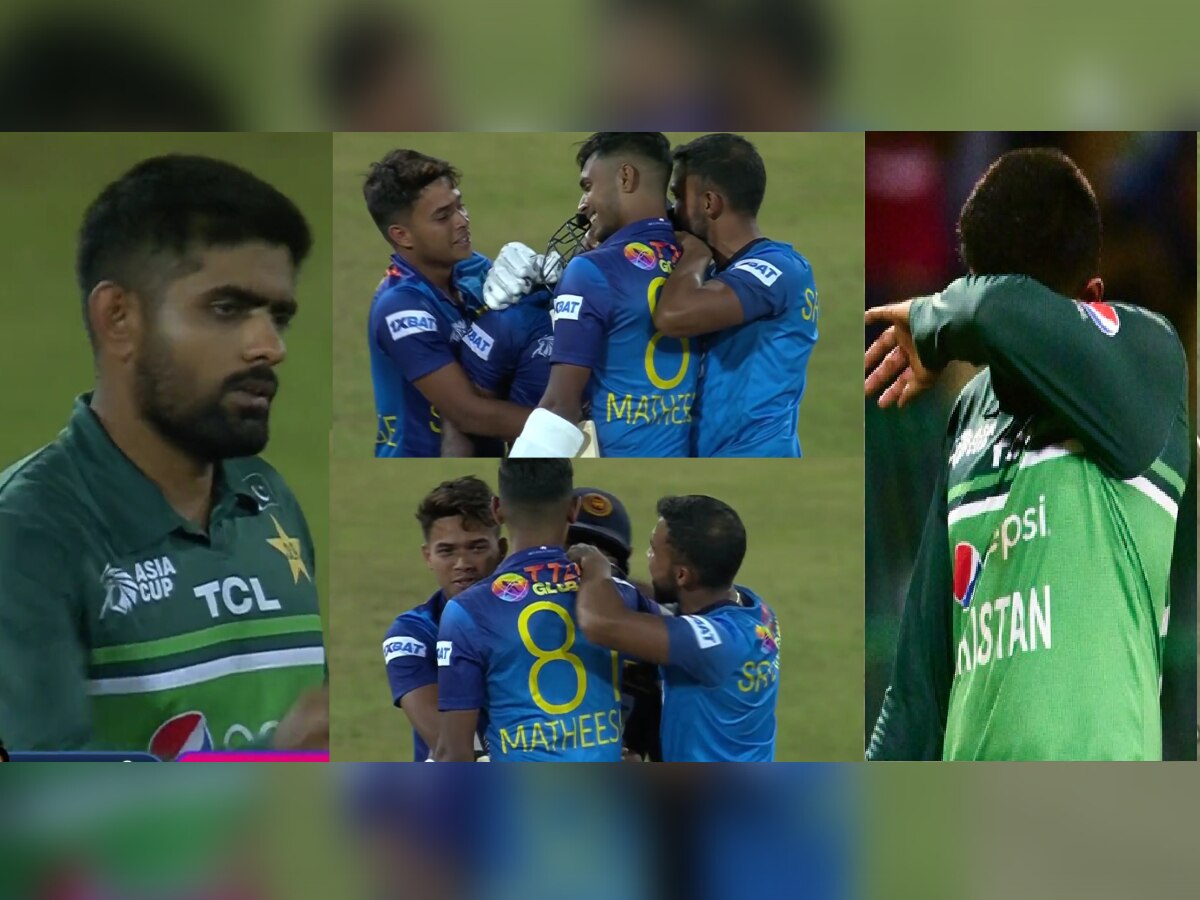 Babar Azam : पराभवानंतर एशिया कप जिंकण्याचं स्वप्न भंगलं; भर मैदानात बाबर आझमला अश्रू अनावर title=