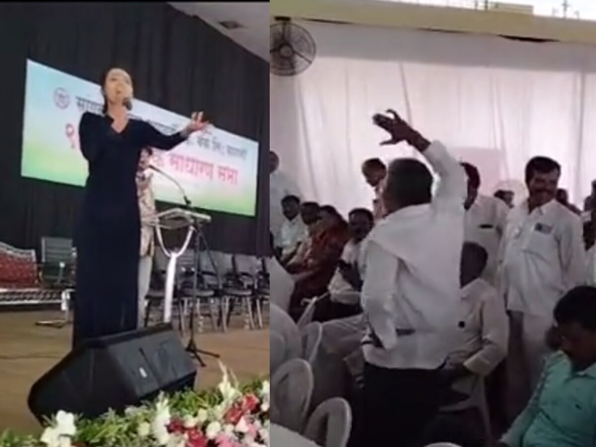 दुष्काळ असताना सांगली जिल्हा बँकेच्या सभेत लावण्या; शेतकऱ्यांच्या जखमेवर मीठ चोळण्याचा प्रयत्न