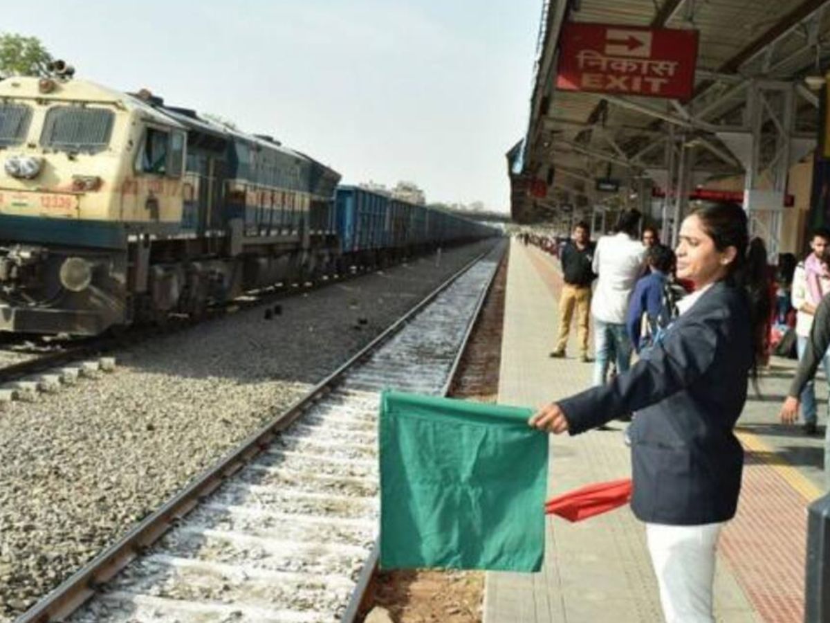 Indian railway Women Work as ticket counter to TTE at this stations