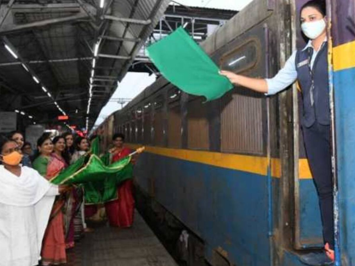 Indian railway Women Work as ticket counter to TTE at this stations