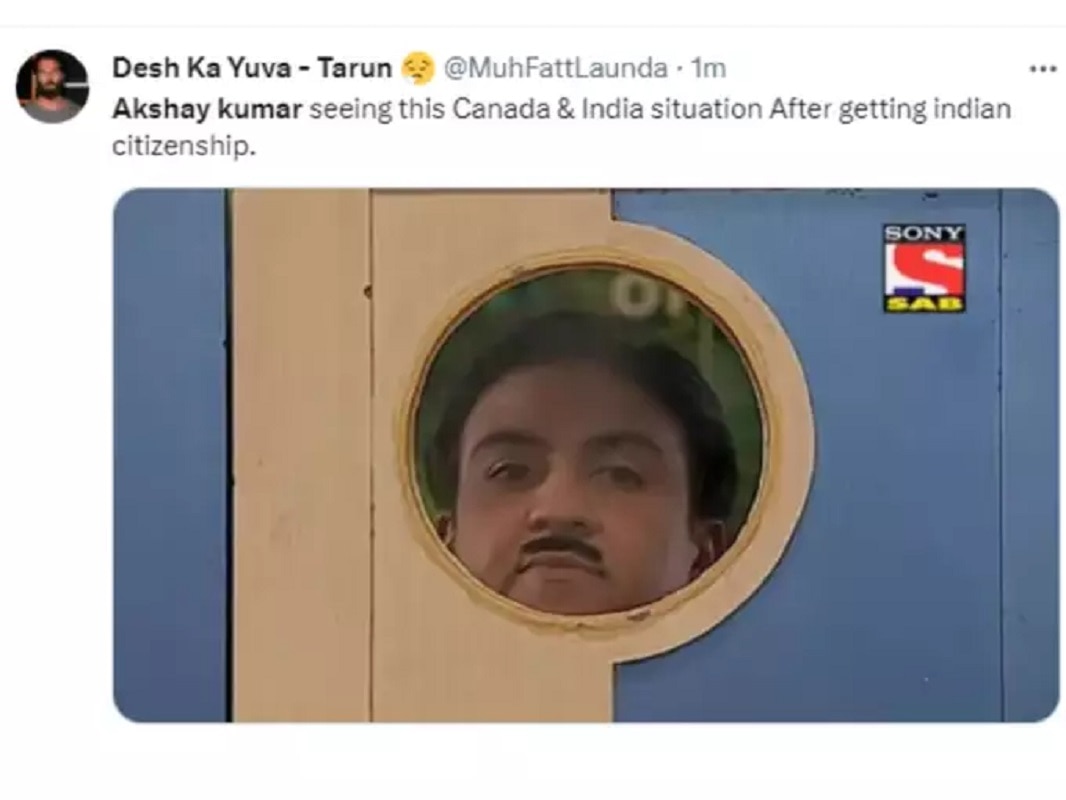 India vs Canada Issue Akshay Kumar viral Memes