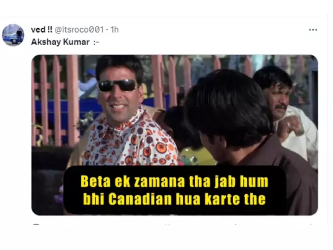 India vs Canada Issue Akshay Kumar viral Memes