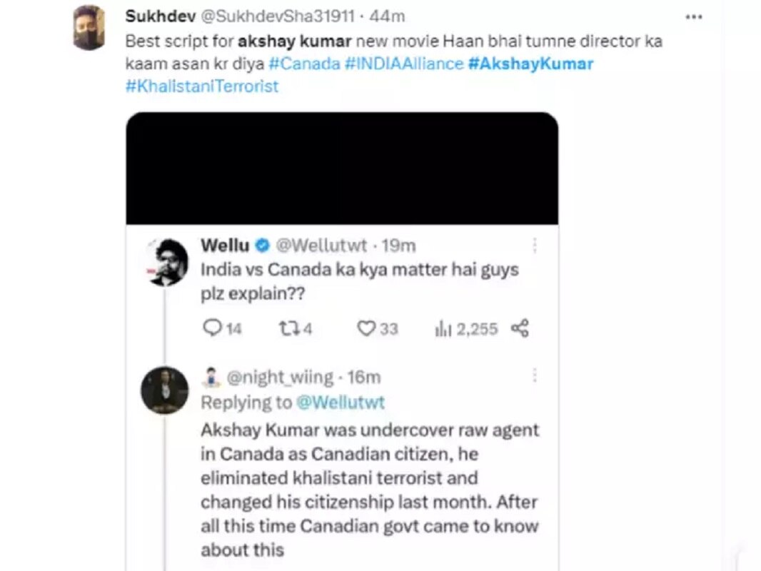 India vs Canada Issue Akshay Kumar viral Memes