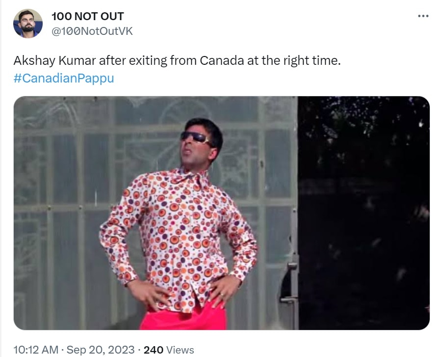 India vs Canada Issue Akshay Kumar viral Memes