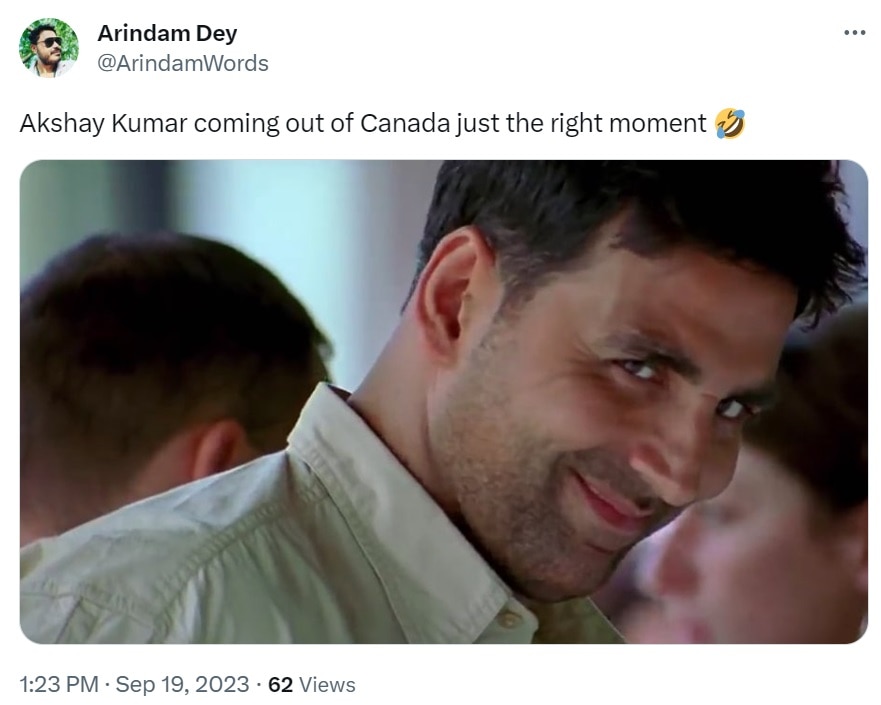 India vs Canada Issue Akshay Kumar viral Memes