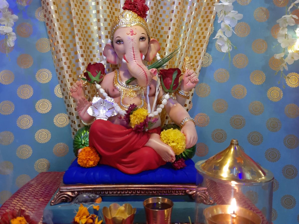 Ganesh Utsav Celebration And Unique decoration In households