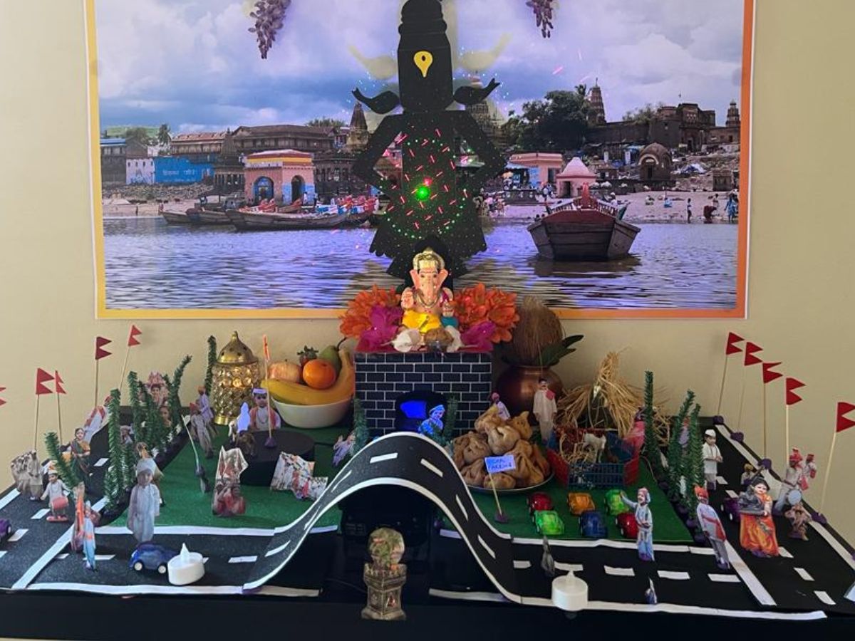 Ganesh Utsav Celebration And Unique decoration In households