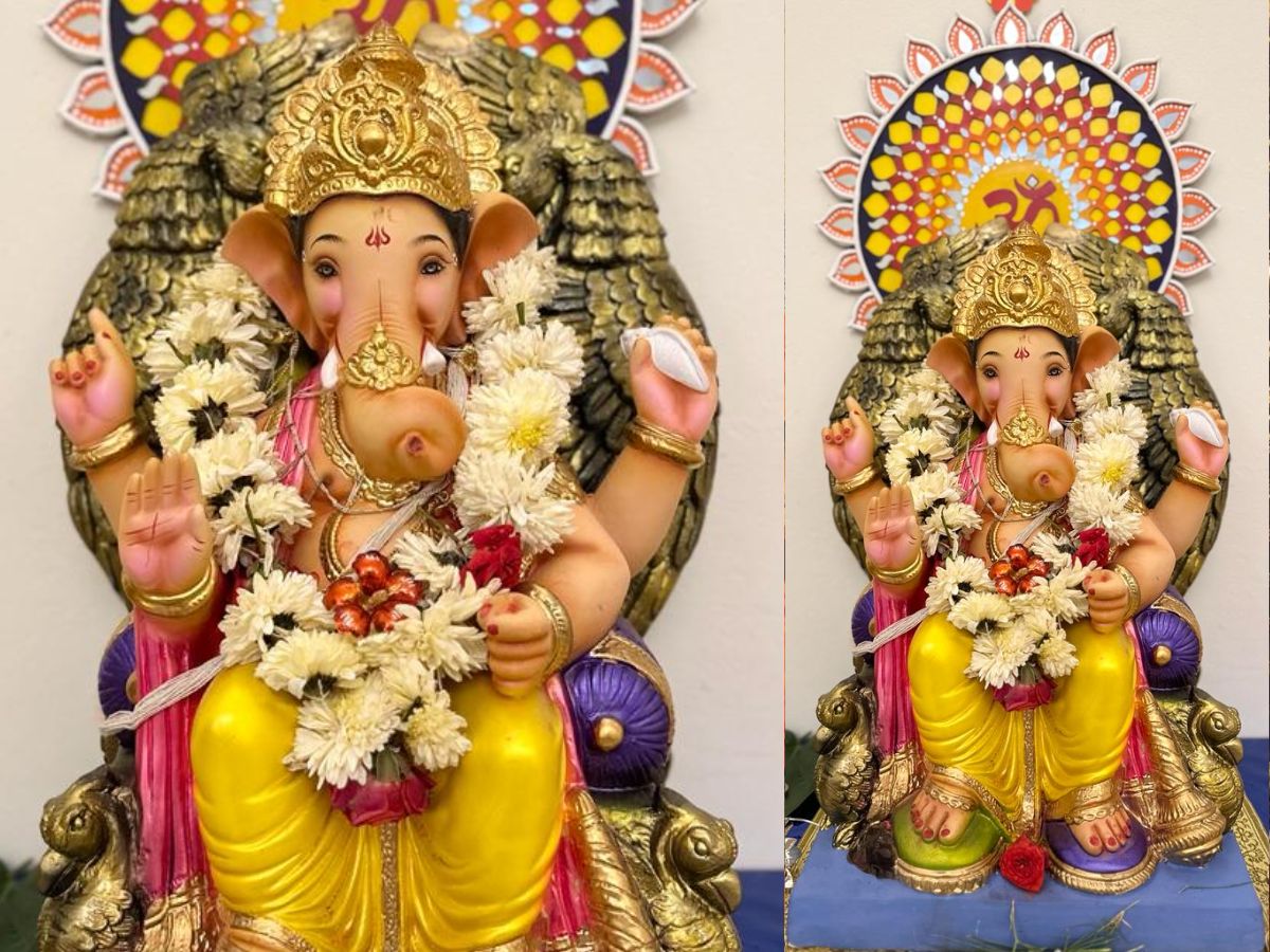 Ganesh Utsav Celebration And Unique decoration In households 