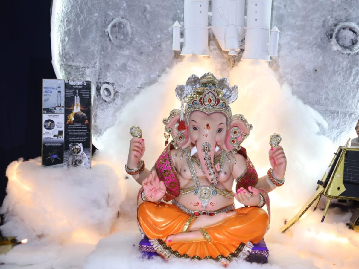 Ganesh Utsav Celebration And Unique decoration In households 