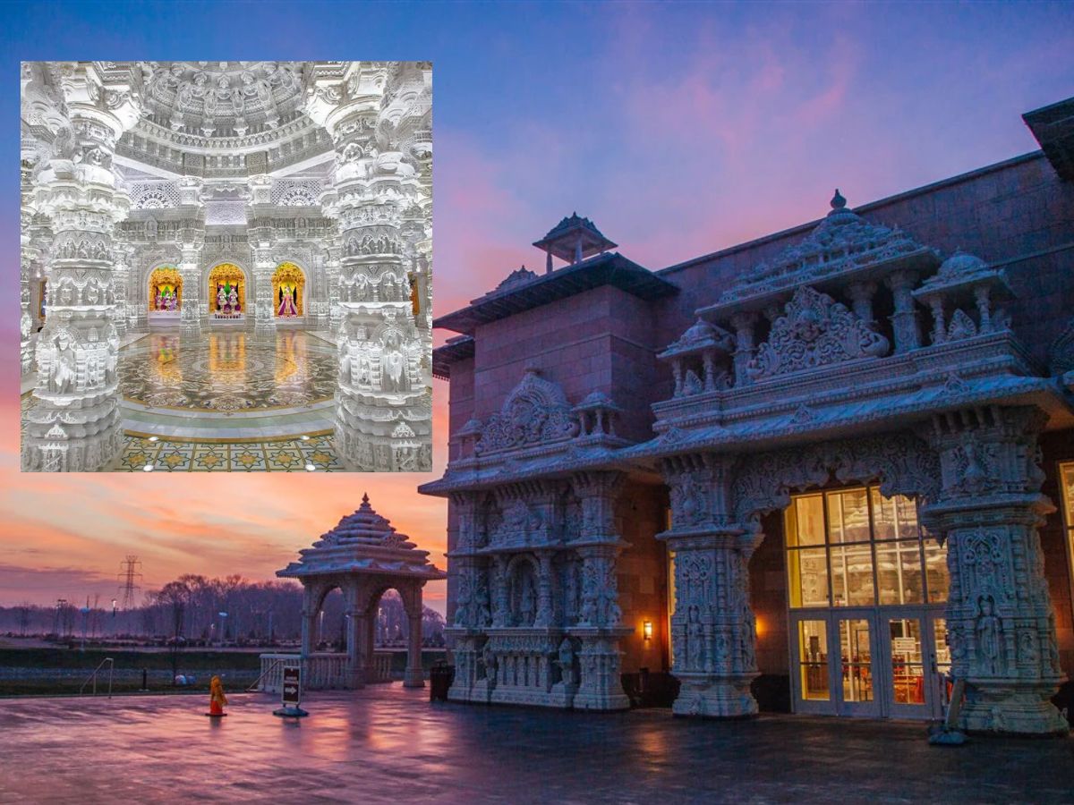 Baps Swaminarayan Akshardham world second largest Hindu temple in usa inside photo 