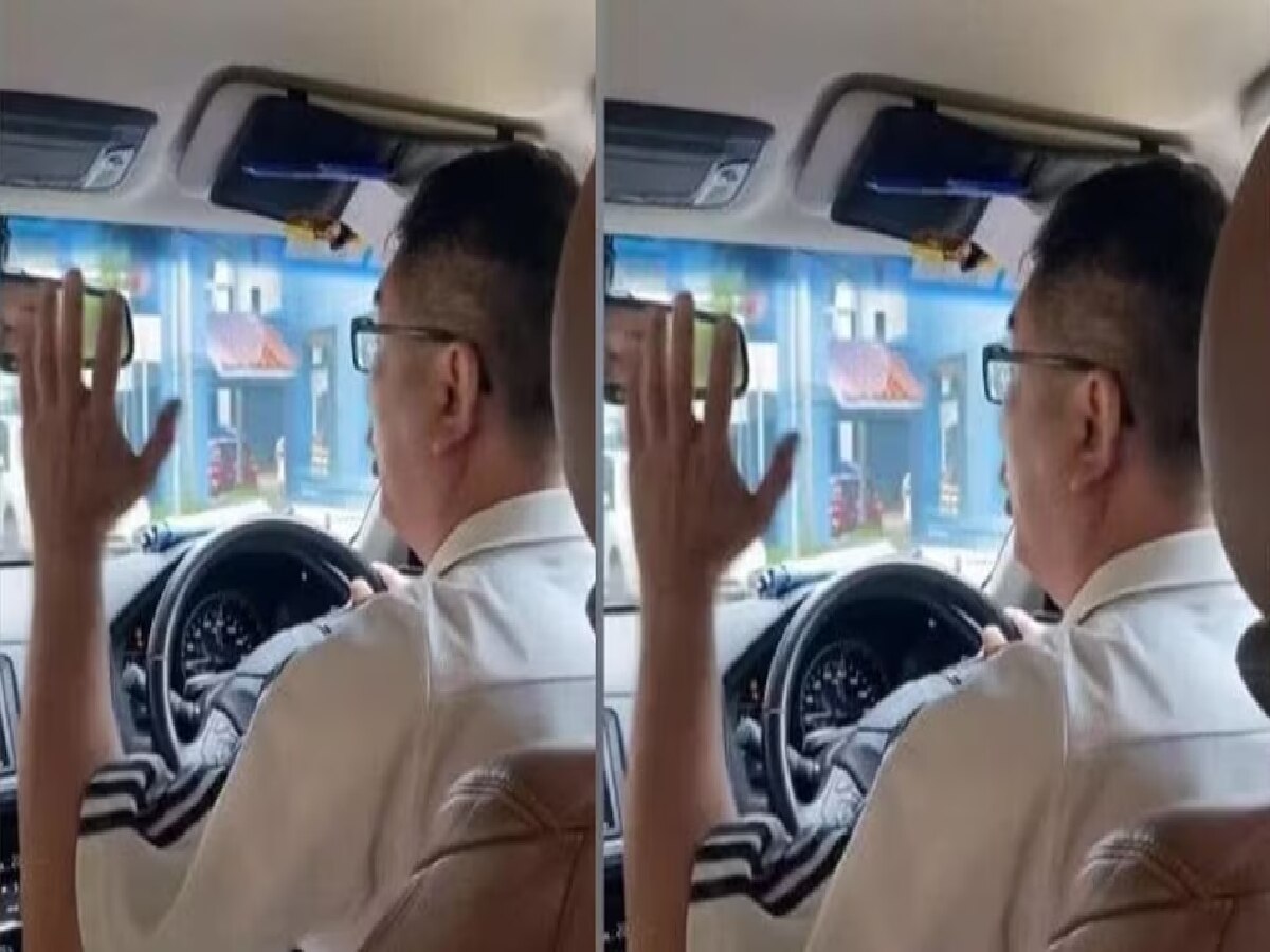 Video : 'तू भारतीय, मूर्ख आहेस...' चीनी कॅब चालकाची महिलेला शिवीगाळ, मुलीवरही केली टिप्पणी title=