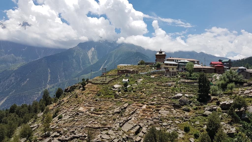 Himachal Pradesh kalpa suicide point travel tourist attraction 