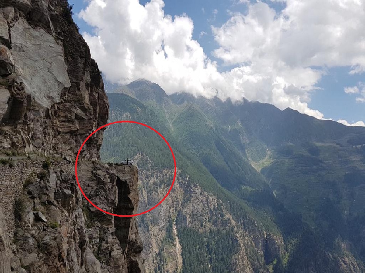 Himachal Pradesh kalpa suicide point travel tourist attraction 