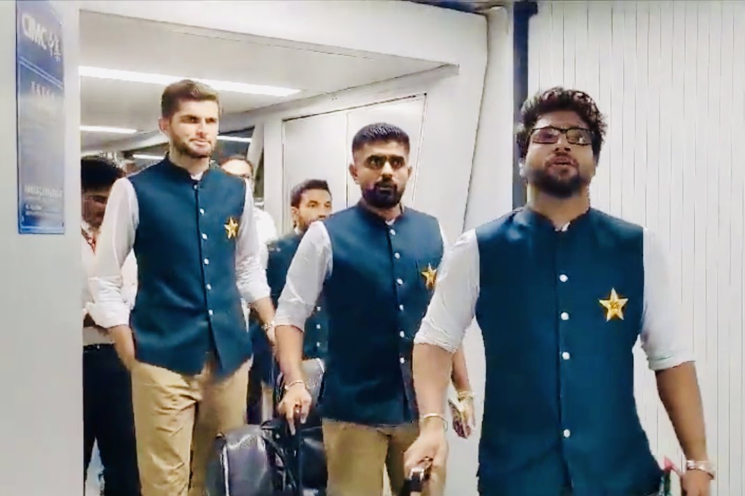 Pakistan Team Arrived In India Babar Azam Pakistani Players Instagram Story