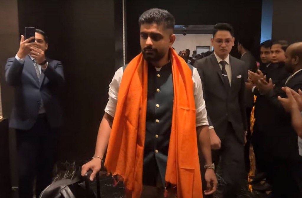 Pakistan Team Arrived In India Babar Azam Pakistani Players Instagram Story