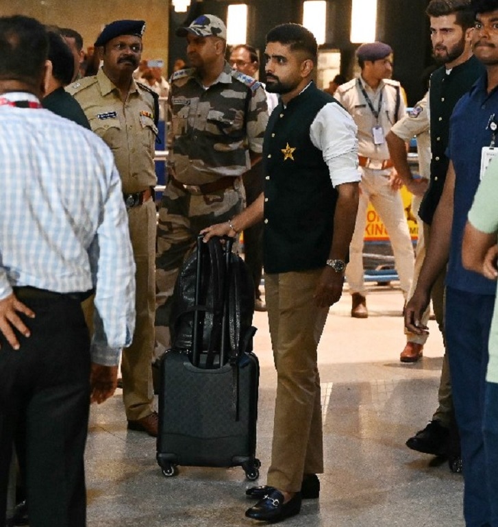 Pakistan Team Arrived In India Babar Azam Pakistani Players Instagram Story