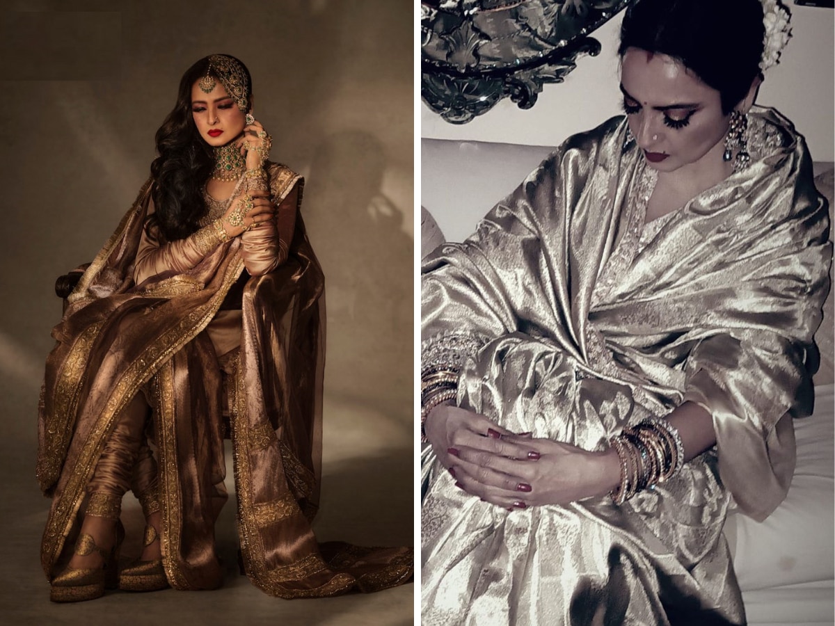 Why Rekha Always Wear a Saree Know Interesting Facts