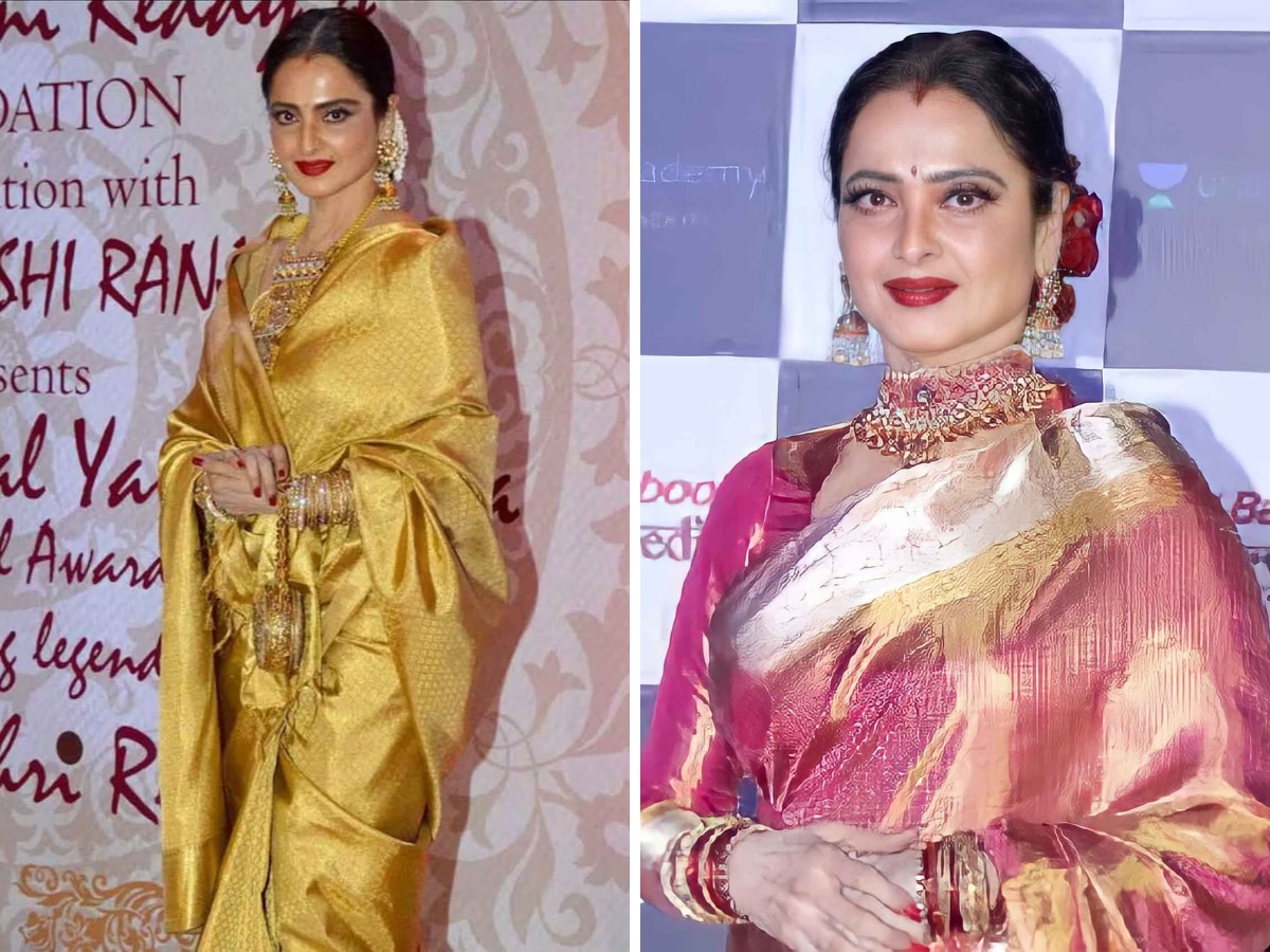 Why Rekha Always Wear a Saree Know Interesting Facts