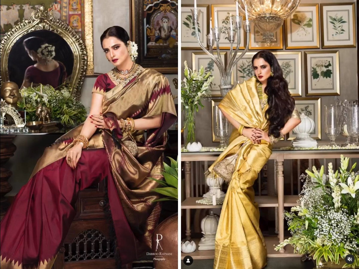 Why Rekha Always Wear a Saree Know Interesting Facts