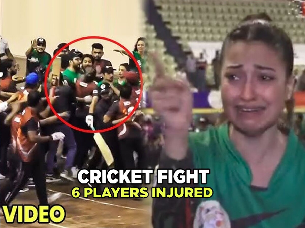 क्रिकेट सामन्यात WWE स्टाइल हाणामारी! 6 बांगलादेशी खेळाडू रुग्णालयात; पाहा Video title=