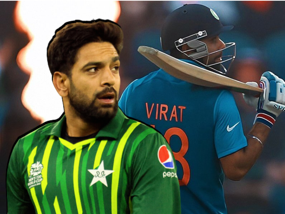 World Cup 2023 : हॅरिस रौफला का वाटते किंग कोहलीची भीती? स्वत:च सांगितला ऑस्ट्रेलिया दौऱ्याचा किस्सा! World Cup 2023 : हॅरिस रौफला का वाटते किंग कोहलीची भीती? स्वत:च सांगितला ऑस्ट्रेलिया दौऱ्याचा किस्सा!