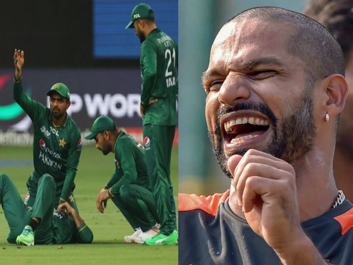 'तुमची न संपणारी...', WC मध्ये भिडण्याआधी शिखर धवनने उडवली पाकिस्तानी खेळाडूंची खिल्ली title=
