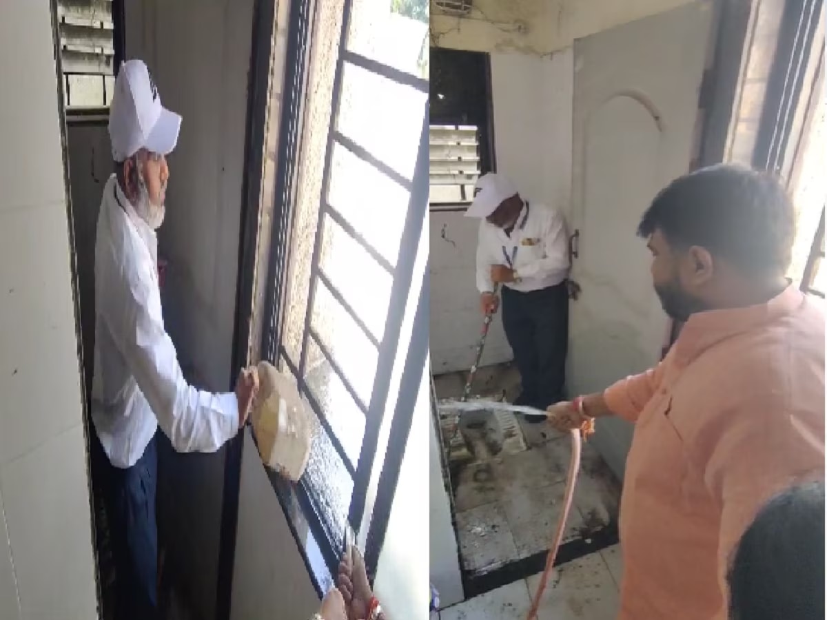 Nanded news Atrocities Act case against MP Hemant Patil who made the dean clean the toilet