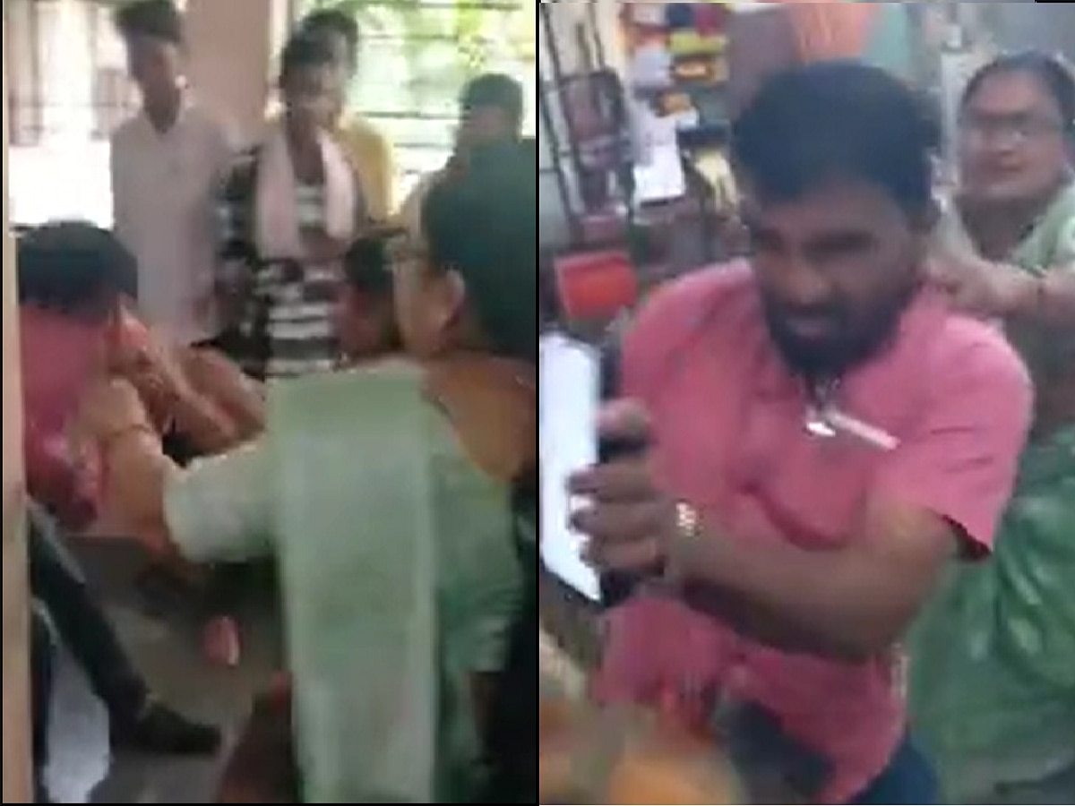 बुलडाणा जिल्हाधिकारी कार्यालयात नारीशक्तीचं रौद्ररूप, पैसे मागणाऱ्या व्यक्तीला चपलेने धुतलं… Video Viral बुलडाणा जिल्हाधिकारी कार्यालयात नारीशक्तीचं रौद्ररूप, पैसे मागणाऱ्या व्यक्तीला चपलेने धुतलं… Video Viral