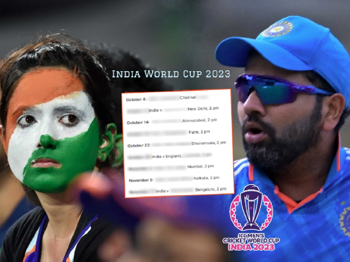 World Cup Schedule मुंबई, पुण्यातही सामने! कोणत्या तारखेला, कोणत्या