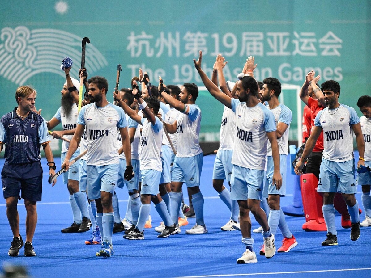 Asian Games मध्ये भारताचा आणखी एक 'Goal'; हॉकी संघाने जिकलं सुवर्णपदक; पॅरिस ऑलिम्पकसाठी पात्र title=