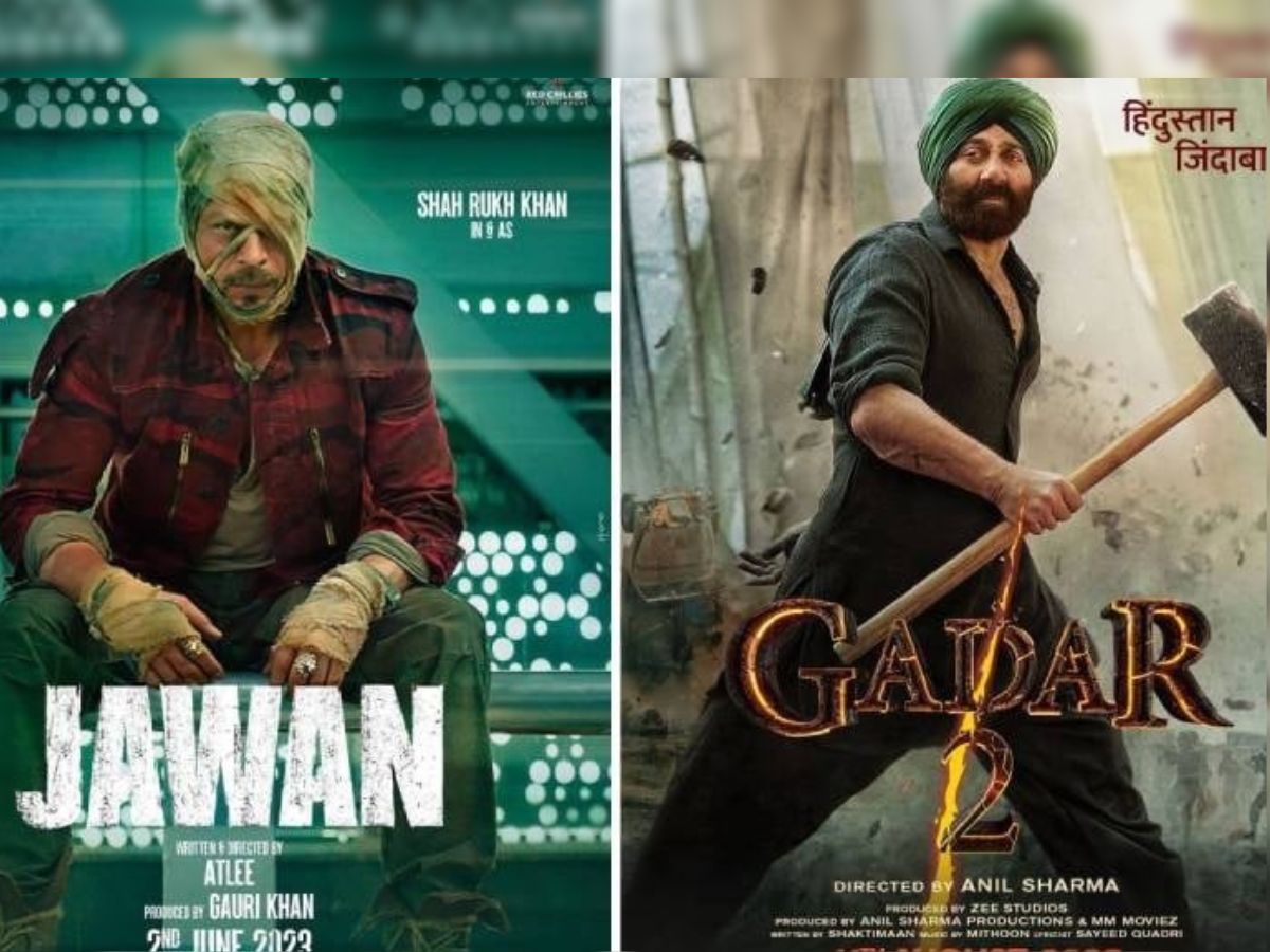 कितीही गाजा-वाजा केला तरी 'जवान' पेक्षा 'गदर 2' ची कमाई जास्त, पाहा गणित! कितीही गाजा-वाजा केला तरी 'जवान' पेक्षा 'गदर 2' ची कमाई जास्त, पाहा गणित!