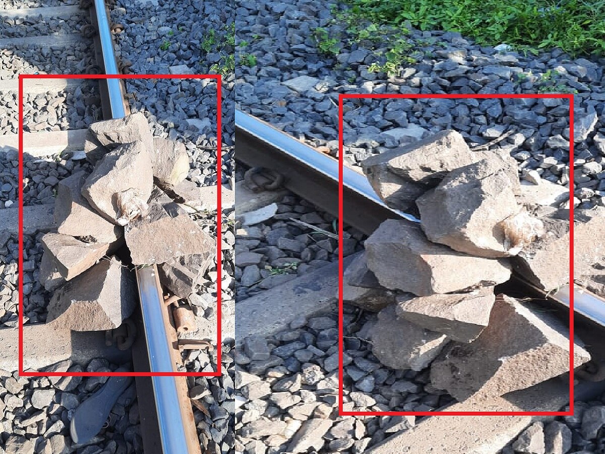 पुण्यातील रेल्वे ट्रॅकवर घातपाताचा कट उधळला; वंदे भारत एक्सप्रेससोबत घडला तसाच धक्कादायक प्रकार