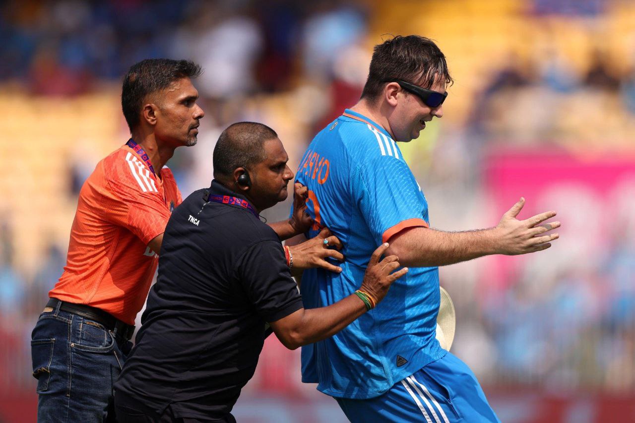World Cup 2023 India vs Australia notorious pitch invader Jarvo 69