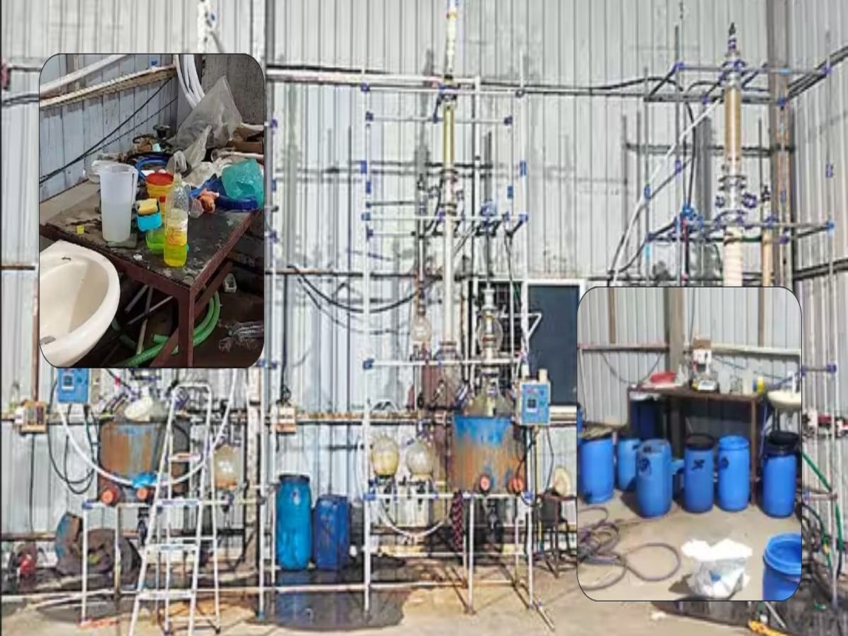 नाशिकमध्ये चक्क ड्रग्जचा कारखाना, कोट्यवधींचा कच्चा माल उद्ध्वस्त