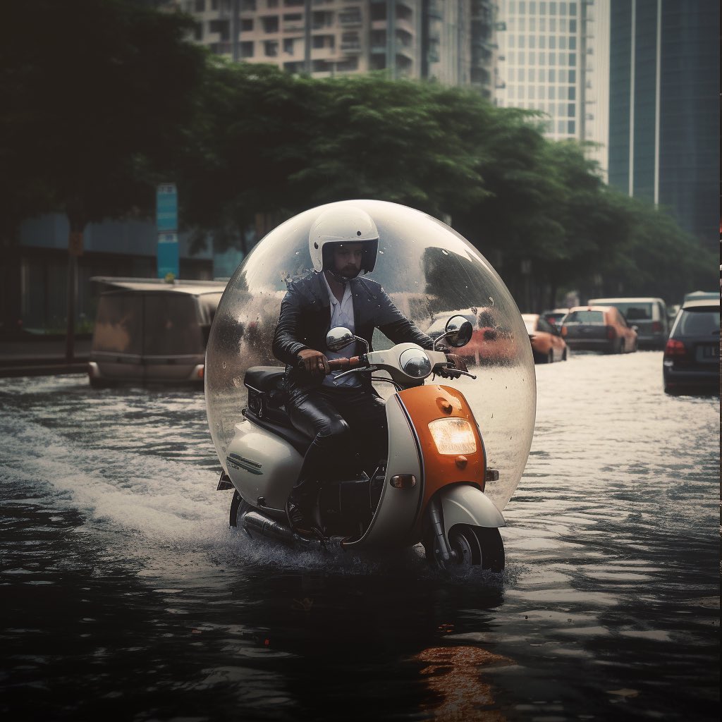 Mumbai Rains Vehicles That Should Have Been Built For City By Now AI Art By Mumbaikar