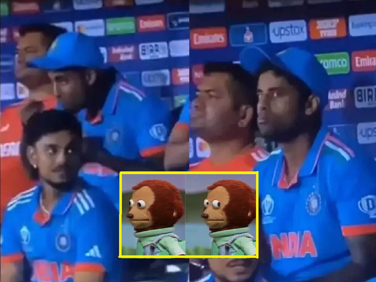 Suryakumar Yadav : टीम इंडिया अडचणीत असताना सूर्या मात्र हादडण्यात व्यस्त; कॅमेरा फोकस होताच दिलं असं रिएक्शन