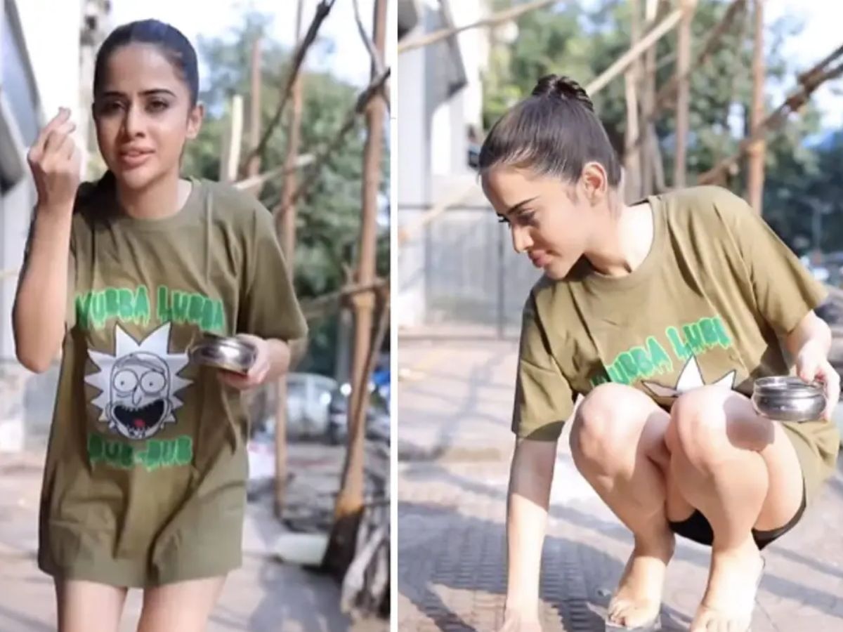 रस्त्यावर पडलेले सिगारेट उचलून उर्फी जावेदने बनवला भन्नाट ड्रेस, युजर्स म्हणतात, पहिल्यांदाच चांगलं काम केलं... 