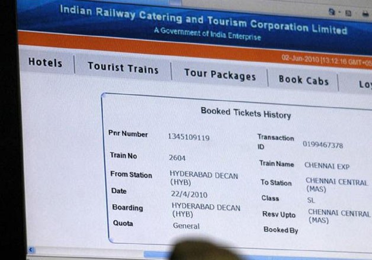 Indian Railways How To Transfer A Reserved Train Ticket To Another Passenger