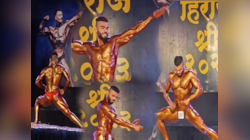 VIDEO: स्टेजवर बॉडी बिल्डिंग करत असतानाच वाजू लागलं 'चोली के पीछे' गाणं, त्यानंतर काय झालं पाहा... 