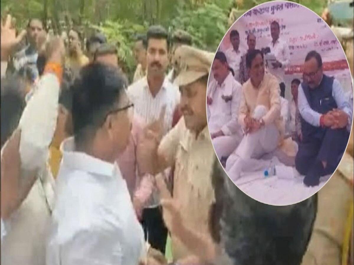 जालन्यात रावसाहेब दानवेंच्या कार्यक्रमात गोंधळ, मराठा आंदोलक आणि पोलिसांमध्ये धक्काबुक्की