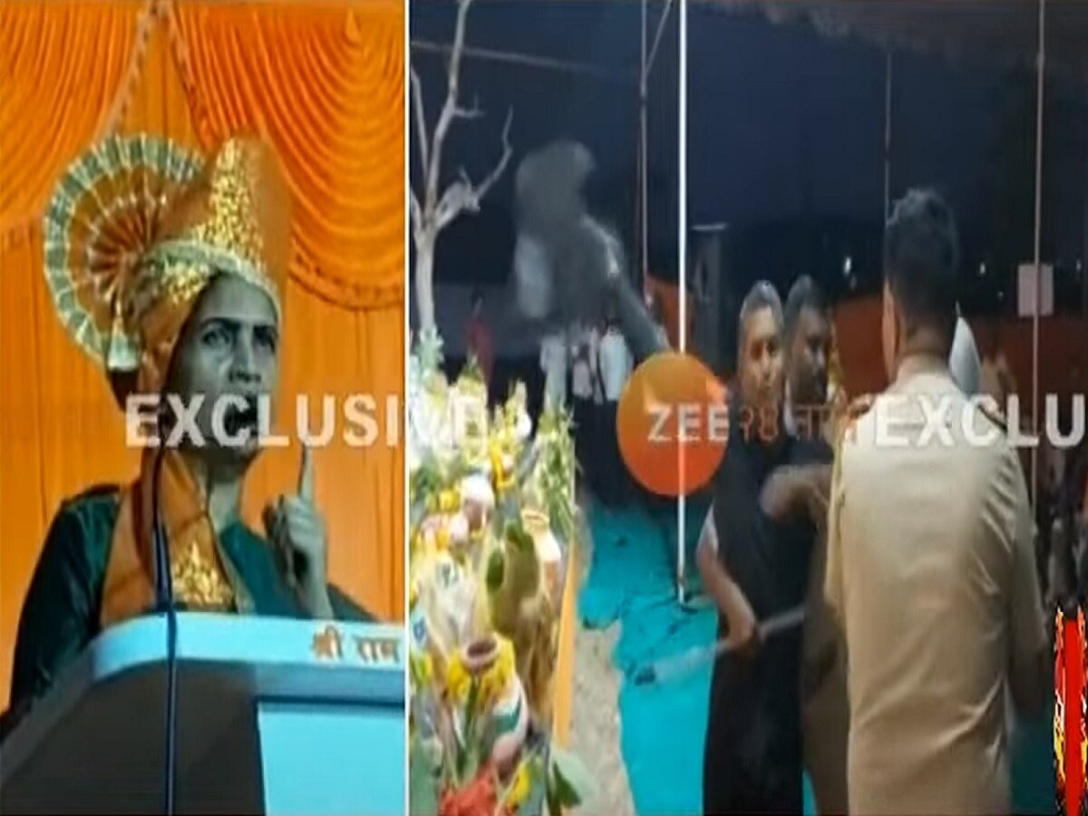 केंद्रीय मंत्री भारती पवारांच्या कार्यक्रमात मराठा आंदोलकांचा गोंधळ